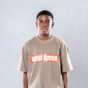 T-shirt Beige Waw Amna