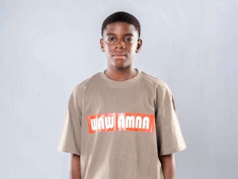 T-shirt Beige Waw Amna