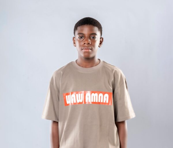 T-shirt Beige Waw Amna