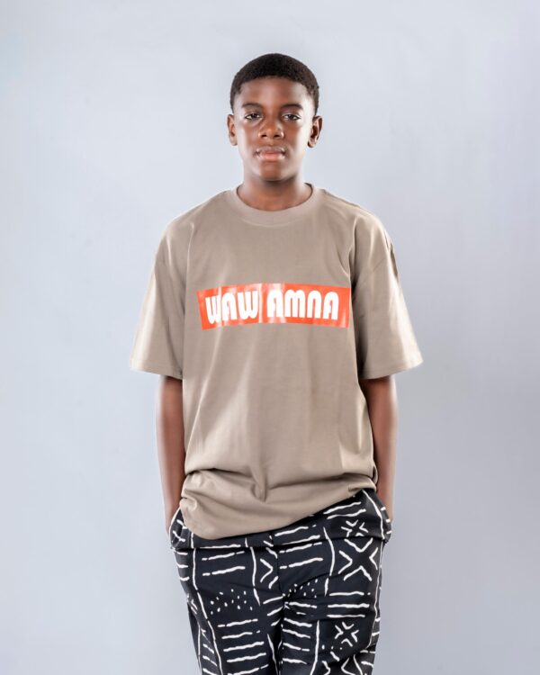 T-shirt Beige Waw Amna