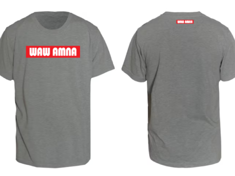 T-shirt Gris Waw Amna