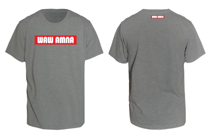 T-shirt Gris Waw Amna